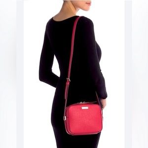 Kate Spade Kingston Drive small leather crossbody red chilli